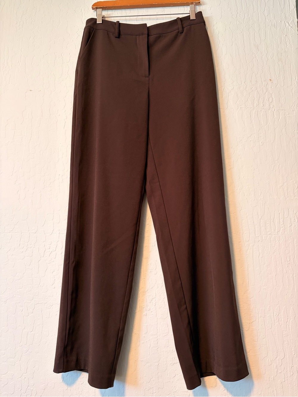 NA-KD Women's EU 38 Brown Dress Pants - Classic Straight Leg